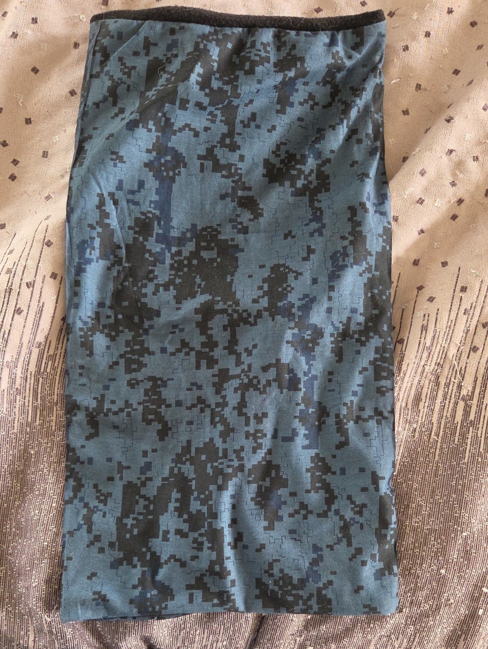 Digital Camo Neck Gaiter - Slate Blue & Black